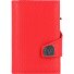  Custodia per carte di credito RFID in pelle 6,5 cm Variante coral-red