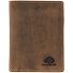  Porta carte di credito vintage in pelle 9 cm Variante braun
