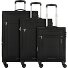  Rampup 4 ruote Set di valigie 3 pezzi Variante black