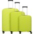 Buran0 4 ruote Set di valigie 3 pezzi con piega di espansione Variante apple green Buran0 4 ruote Set di valigie 3 pezzi con piega di espansione Variante apple green