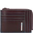 Custodia quadrata blu per carte di credito RFID in pelle 12 cm Variante mahogany Custodia quadrata blu per carte di credito RFID in pelle 12 cm Variante mahogany