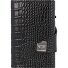  Custodia per carte di credito Click & Slide Portafoglio RFID in pelle 6,5 cm Variante black-black