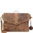  Cartella vintage a tracolla zaino in pelle 35 cm Variante brown