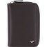  Polo Portafoglio Protezione RFID Vera Pelle 11.5 cm Variante dunkelbraun
