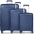  Vienna 4 ruote Set di valigie 3 pezzi con piega di espansione Variante navy blue