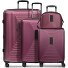  Set di valigie Essentials 14 a 4 ruote + beauty case 4 pezzi con piega elastica Variante aubergine metallic