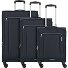  Avantour 4 ruote Set di valigie 3 pezzi con piega di espansione Variante navy