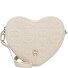  Fashion Borsa a spalla Vera Pelle 19 cm Variante macadamia white