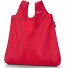  Mini Maxi Shopper Pocket Shopping Bag 45 cm Variante red
