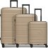  Essentials 11 4 ruote Set di valigie 3 pezzi con piega di espansione Variante beige