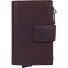  Birkheim C-Four Custodia per carta di credito Protezione RFID Pelle 6.5 cm Variante darkbrown