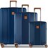  Ferrara 4 ruote Set di valigie 3 pezzi espandibile Variante navy blue