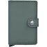 Miniwallet Custodia per carta di credito Protezione RFID Pelle 6.5 cm Variante green black Miniwallet Custodia per carta di credito Protezione RFID Pelle 6.5 cm Variante green black