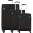 Citybeat 4 ruote Set di valigie 3 pezzi con piega di espansione Variante black Citybeat 4 ruote Set di valigie 3 pezzi con piega di espansione Variante black