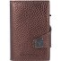  Custodia per carte di credito RFID in pelle 6,5 cm Variante metallic-brown