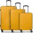 Dallas 3.0 Set di valigie a 4 ruote 3 pezzi con pieghe elastiche Variante yellow Dallas 3.0 Set di valigie a 4 ruote 3 pezzi con pieghe elastiche Variante yellow