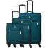  Priego 4 ruote Set di valigie 3 pezzi Variante petrol