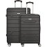 Bergamo 4 ruote Set di valigie 2 pezzi Variante schwarz Bergamo 4 ruote Set di valigie 2 pezzi Variante schwarz
