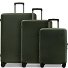  Ultima 4 ruote Set di valigie 3 pezzi con piega di espansione Variante deep olive