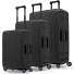  Set di valigie Essentials 15 a 4 ruote 3 pezzi con chiusura a tre punti Variante deep black