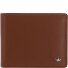  Polo Portafoglio Protezione RFID Vera Pelle 12 cm Variante cognac
