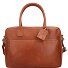  Cartella Mitch vintage in pelle 39 cm Scomparto per laptop Variante cognac