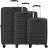 Travel Line 4500 4 ruote Set di valigie 3 pezzi con piega di espansione Variante black  Travel Line 4500 4 ruote Set di valigie 3 pezzi con piega di espansione Variante black
