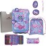  ErgoFlex Superflash Easy Set di borse per la scuola Variante Magic Unicorn