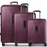  Essentials 14 4 ruote Set di valigie 3 pezzi espandibile Variante aubergine metallic