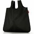  Mini Maxi Shopper Pocket Shopping Bag 45 cm Variante black