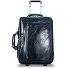 Trolley business blu quadrato a 2 ruote in pelle con scomparto per laptop da 51 cm Variante night blue Trolley business blu quadrato a 2 ruote in pelle con scomparto per laptop da 51 cm Variante night blue