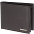  Leather Portafoglio Protezione RFID Vera Pelle 12 cm Variante braun-pure 2.0metal square