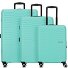  Sunset Hills 4 ruote Set di valigie 3 pezzi Variante mint green