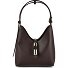  Goccia Borsa a spalla S Vera Pelle 24 cm Variante cioccolato