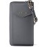  Bologna Portafoglio in pelle con zip Custodia per cellulare in pelle 19 cm Variante grey-2