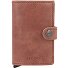  Miniwallet Vintage Custodia per carte di credito Portafoglio RFID in pelle 6,5 cm Variante cognac-brown