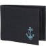  New Cryptan Portafoglio Protezione RFID 8.5 cm Variante schwarz-freedom anchor cyan