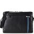  Valigetta Vera Pelle 40 cm Vano porta PC Variante schwarz