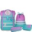  Perfecto Set di borse per la scuola 5 pezzi Variante Gradient Blueberry