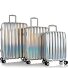  Astro 4 ruote Set di valigie 3 pezzi con piega di espansione Variante silver