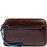  Blue Square Pochette Pelle 21 cm Variante mahogany