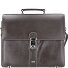  Cartella Monaco in pelle 38 cm scomparto per laptop Variante dunkelbraun-antik