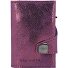 Custodia per carte di credito RFID in pelle 6,5 cm Variante blackberry-silv Custodia per carte di credito RFID in pelle 6,5 cm Variante blackberry-silv