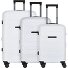 Strz by Asteroid 4 ruote Set di valigie 3 pezzi con piega di espansione Variante pearl white Strz by Asteroid 4 ruote Set di valigie 3 pezzi con piega di espansione Variante pearl white