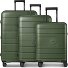  Essentials 11 4 ruote Set di valigie 3 pezzi espandibile Variante olive