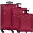 Travel Line 6400 Set di valigie a 2-4 rulli 3 pezzi. Variante bordeaux  Travel Line 6400 Set di valigie a 2-4 rulli 3 pezzi. Variante bordeaux