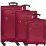  Travel Line 6400 Set di valigie a 2-4 rulli 3 pezzi. Variante bordeaux