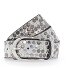 Cintura con borchie in pelle Variante offwhite | 95 cm