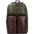 Harper Zaino in pelle 48 cm Scomparto per computer portatile Variante green-dark brown Harper Zaino in pelle 48 cm Scomparto per computer portatile Variante green-dark brown