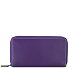  Portafoglio trifoglio medio I in pelle 14 cm Variante orchid